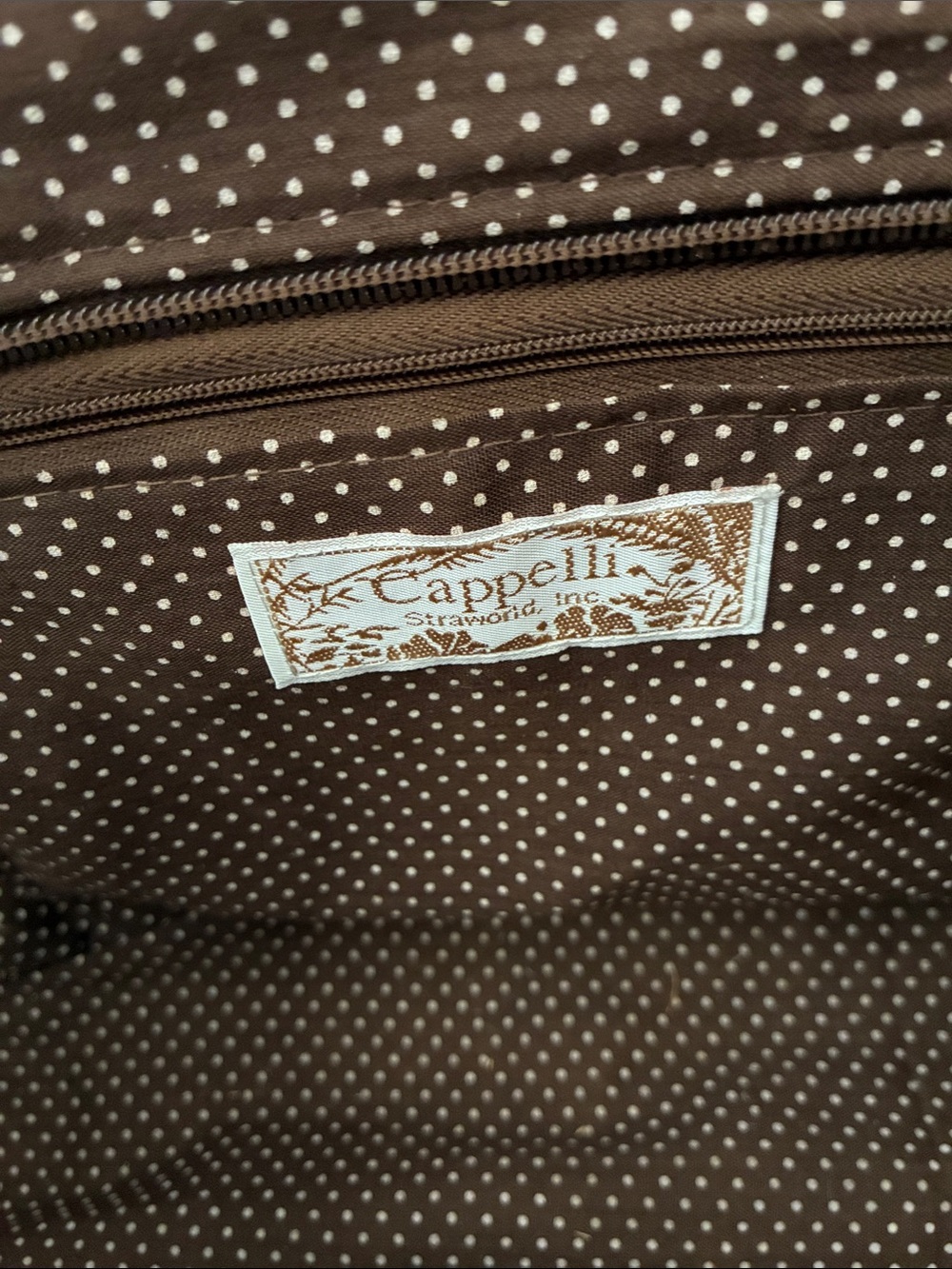 Capelli Straworld Inc.   Tote Beach Market Bag Natural Browns & Turquoise - Picture 2 of 8